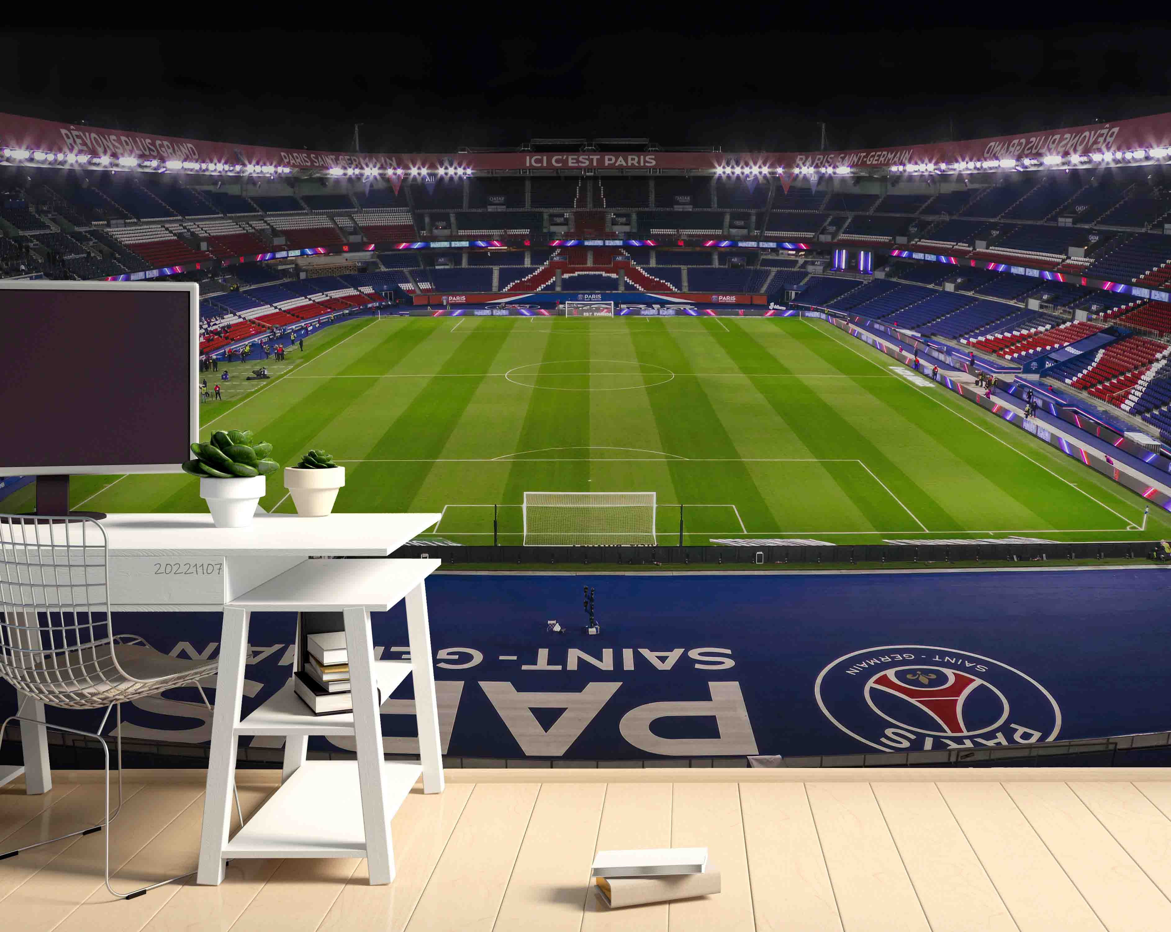 3D Paris Le Parc des Princes Wall Mural Wallpaper GD 28- Jess Art Decoration