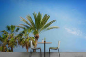 3D Sky Palm Plant Leaf Wall Mural Wallpaper LQH 274- Jess Art Decoration