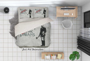 3D Painter Graffiti Quilt Cover Set Bedding Set Pillowcases 56- Jess Art Decoration