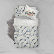3D White Feathers Quilt Cover Set Bedding Set Pillowcases 55- Jess Art Decoration