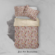 3D Vintage Floral Quilt Cover Set Bedding Set Duvet Cover Pillowcases WJ 1554- Jess Art Decoration