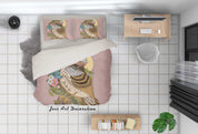 3D Nordic Cartoon Quilt Cover Set Bedding Set Pillowcases 211- Jess Art Decoration