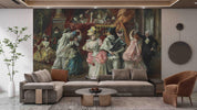 3D European Style Oil Painting Noble Dancing Retro Party Wall Mural Wallpaper 5095- Jess Art Decoration