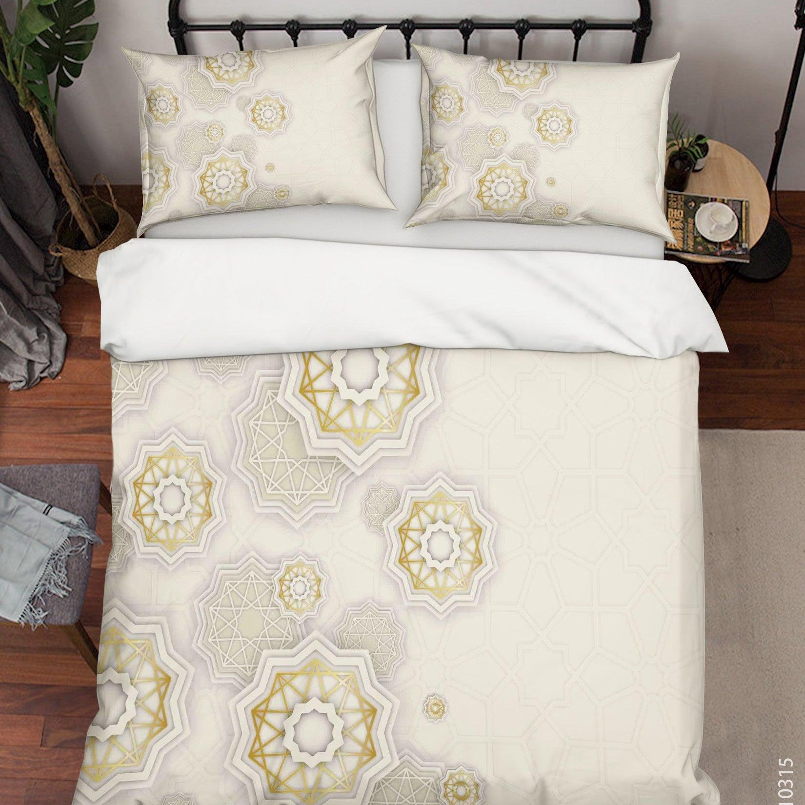 3D Abstract Floral Quilt Cover Set Bedding Set Duvet Cover Pillowcases 99- Jess Art Decoration