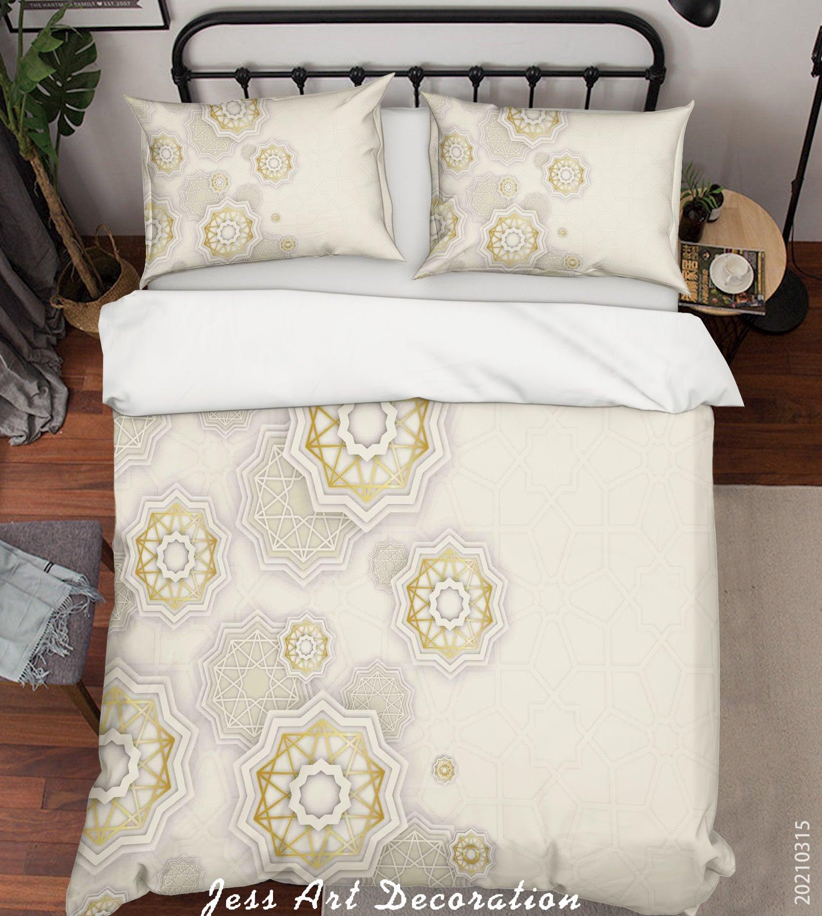 3D Abstract Floral Quilt Cover Set Bedding Set Duvet Cover Pillowcases 99- Jess Art Decoration