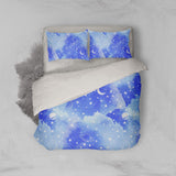 3D Purple Sky Universe Quilt Cover Set Bedding Set Pillowcases 122- Jess Art Decoration