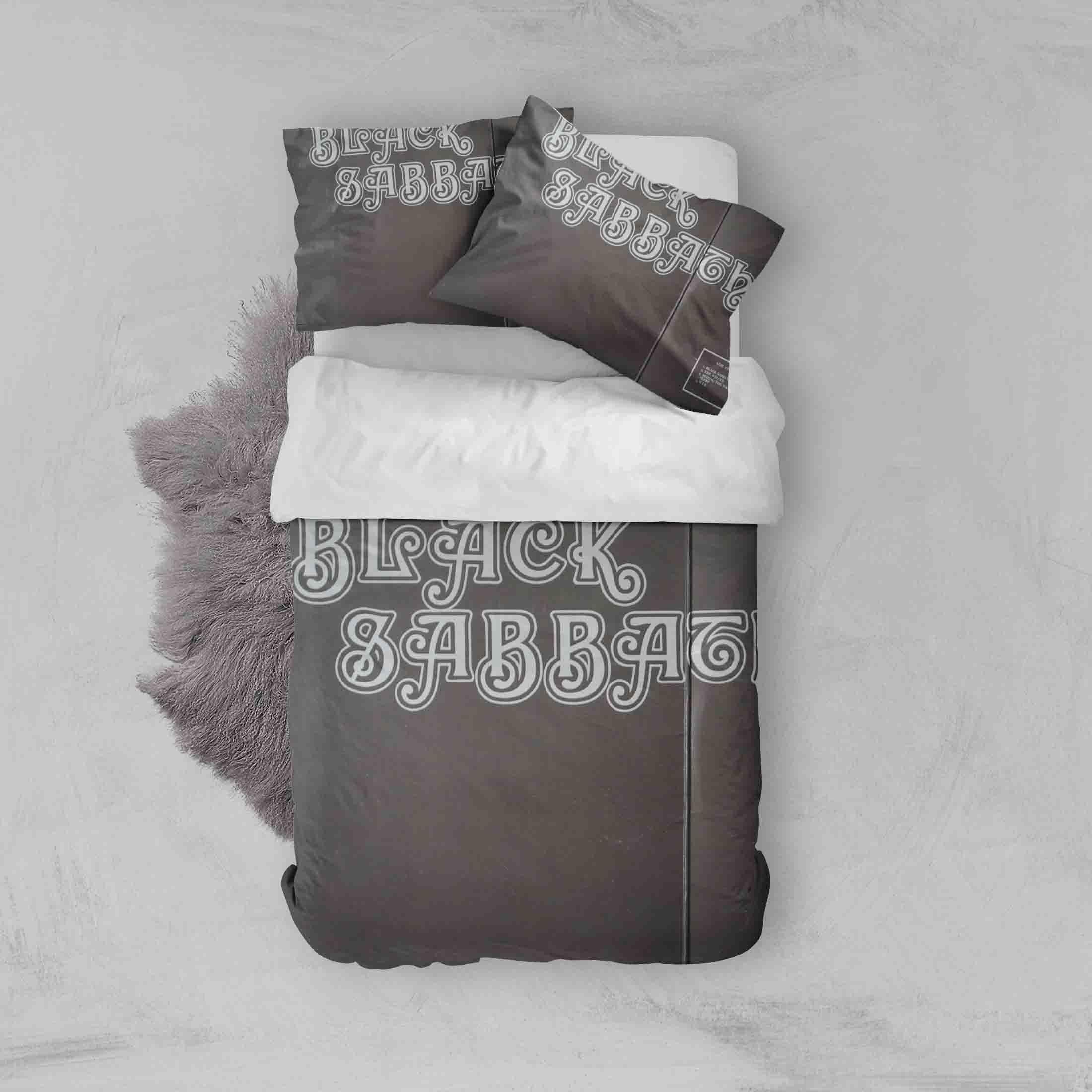 3D Gray Black Sabbath Quilt Cover Set Bedding Set Duvet Cover Pillowcases SF51- Jess Art Decoration