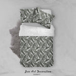 3D Plant Leaves Flower Pattern Quilt Cover Set Bedding Set Duvet Cover Pillowcases WJ 9133- Jess Art Decoration