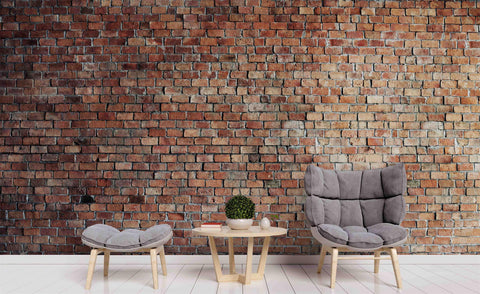 3D Retro Red Brick Wall Mural Wallpaper 09- Jess Art Decoration