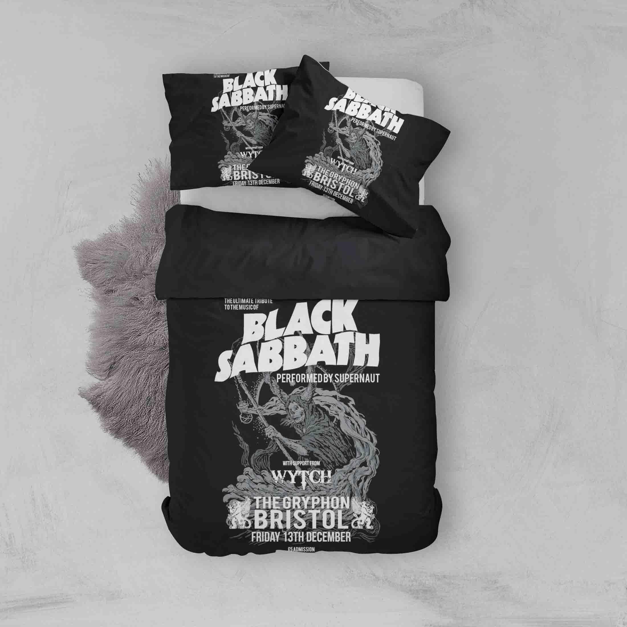 3D Gryphon Black Sabbath Quilt Cover Set Bedding Set Duvet Cover Pillowcases SF80- Jess Art Decoration