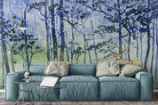 3D Snow Forest Oil Painting Wall Mural Wallpaper 69- Jess Art Decoration