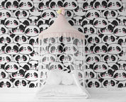 3D Hand Drawn Animal Panda Wall Mural Wallpaper LQH 83- Jess Art Decoration