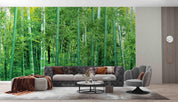 3D Green Bamboo Forest Wall Mural Wallpaper 5098- Jess Art Decoration