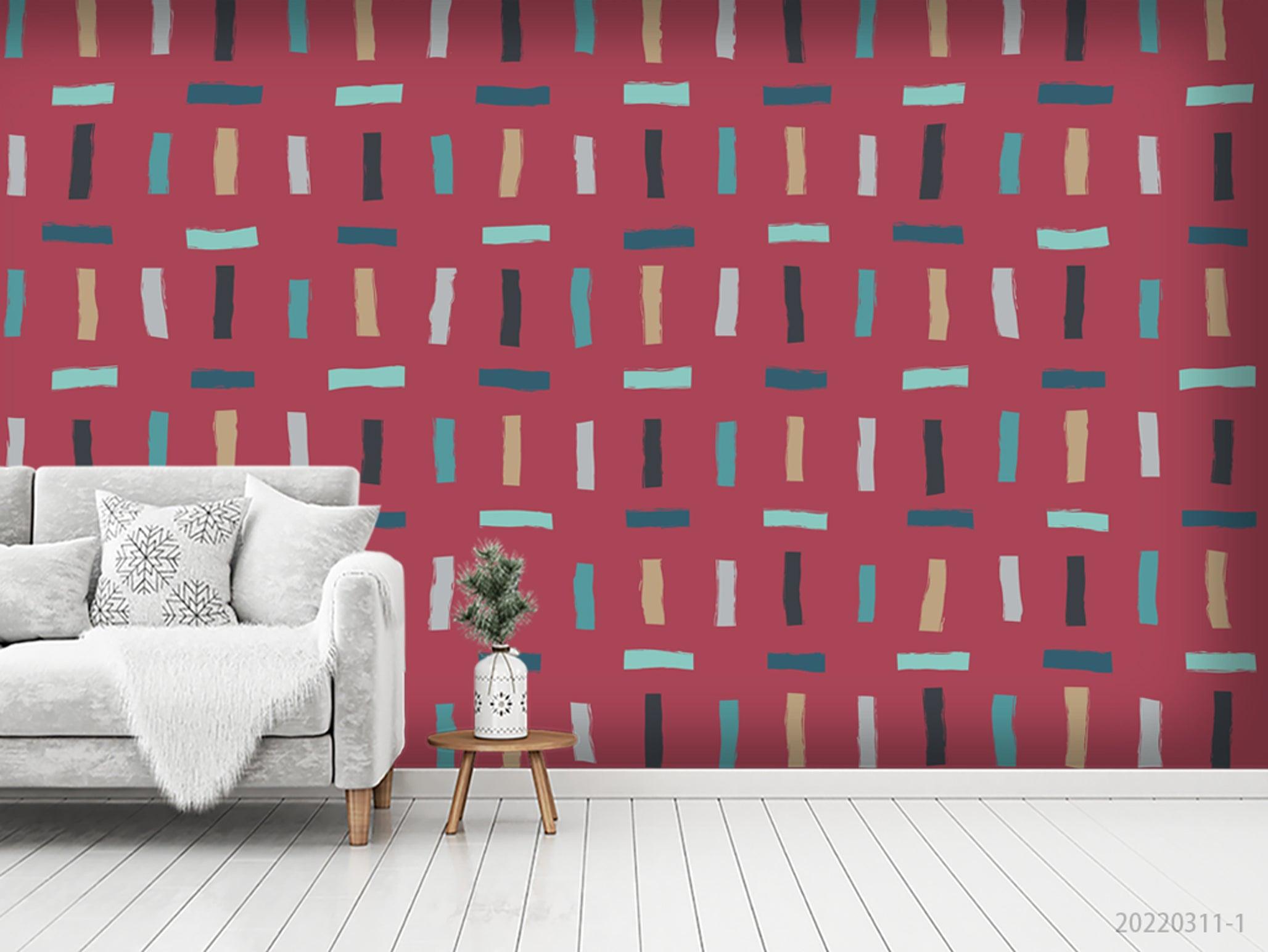 3D Geometric Seamless Wall Mural Wallpaper  sww 117- Jess Art Decoration
