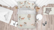 3D Cartoon Kids Cat Dog Mouse Quilt Cover Set Bedding Set Duvet Cover Pillowcases SF045- Jess Art Decoration