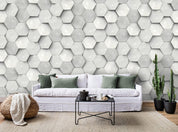 3D Hexagon Pattern Combination  Wall Mural Wallpaper 58- Jess Art Decoration