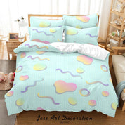 3D Green Love Space Quilt Cover Set Bedding Set Duvet Cover Pillowcases 27- Jess Art Decoration