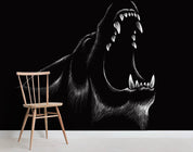 3D Black White Wolf Teeth Wall Mural Wallpaper 75- Jess Art Decoration