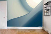 3D  Abstract Watercolor Hand-painted Bluish Hills Wall Mural Wallpaper SWW893- Jess Art Decoration