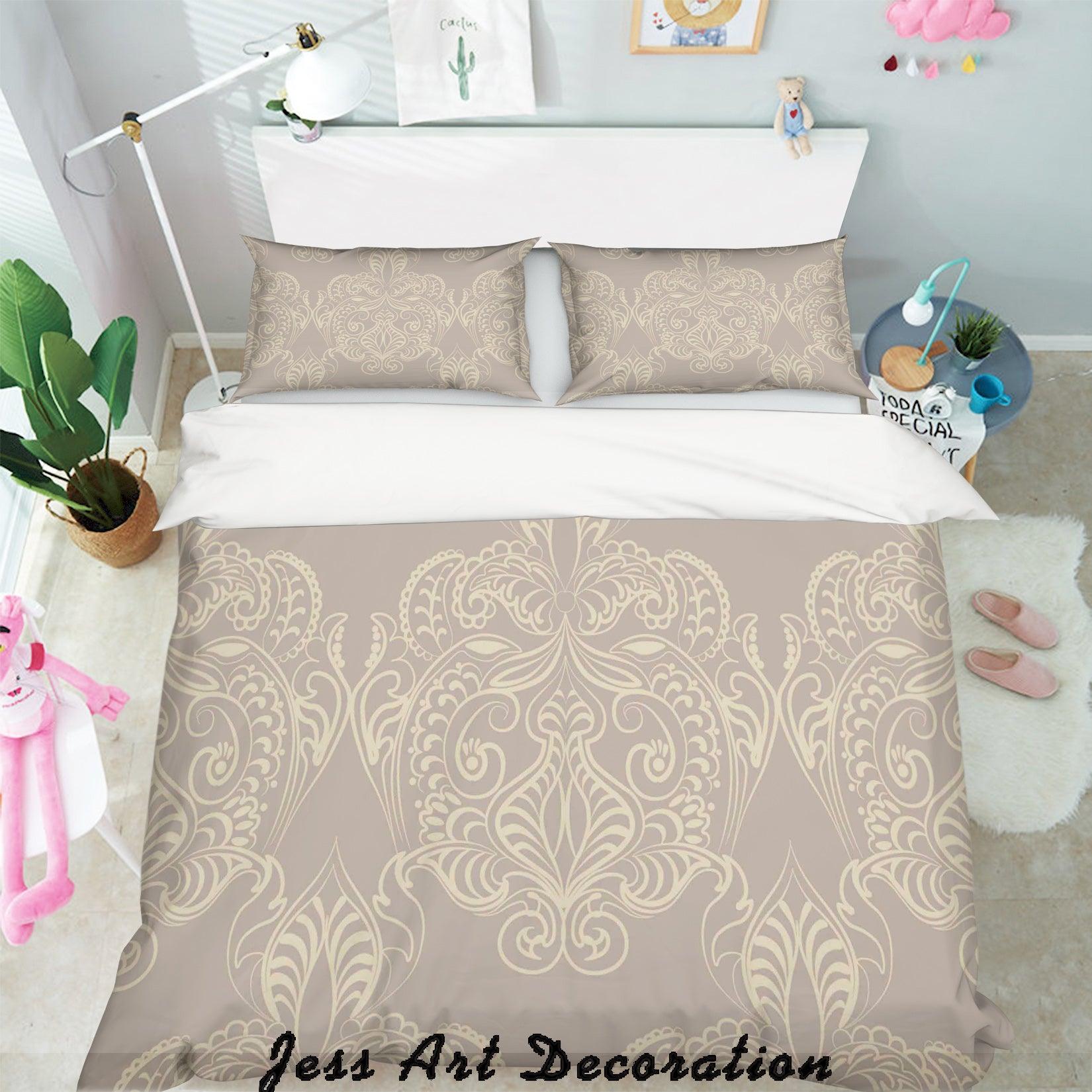 3D White Plates Pattern Quilt Cover Set Bedding Set Pillowcases 326- Jess Art Decoration