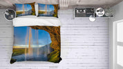 3D Waterfall Nature Landscape Quilt Cover Set Bedding Set Duvet Cover Pillowcases 203- Jess Art Decoration