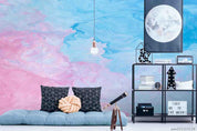 3D Abstract Blue Pink Marble Wall Mural Wallpaper LQH 93- Jess Art Decoration