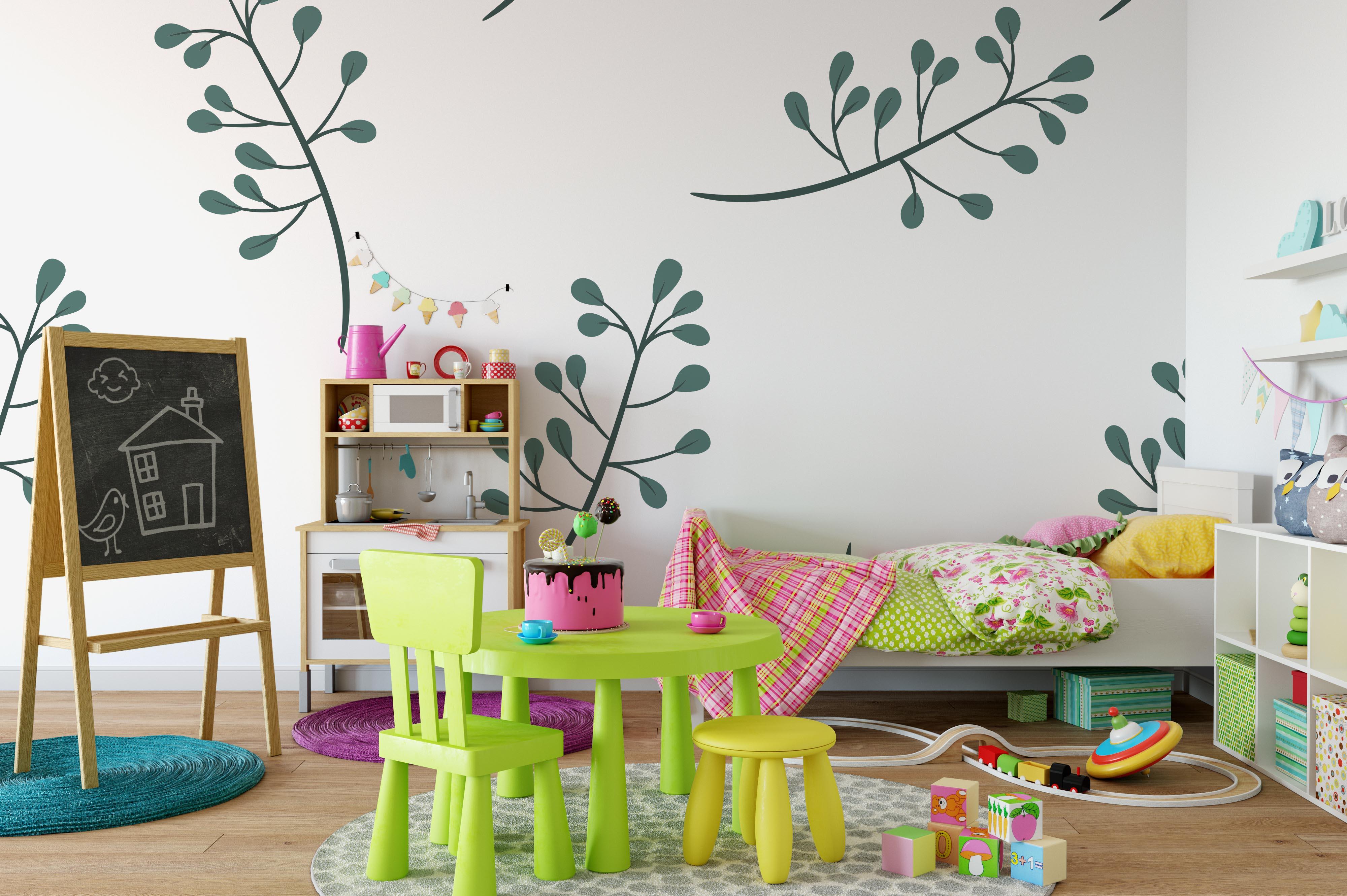 3D Green Leaves Wall Mural Wallpaper 187- Jess Art Decoration