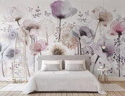 3D Watercolor Floral Butterfly Wall Mural Removable 103- Jess Art Decoration