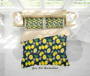 3D Yellow Lemon Quilt Cover Set Bedding Set Duvet Cover Pillowcases A350 LQH- Jess Art Decoration