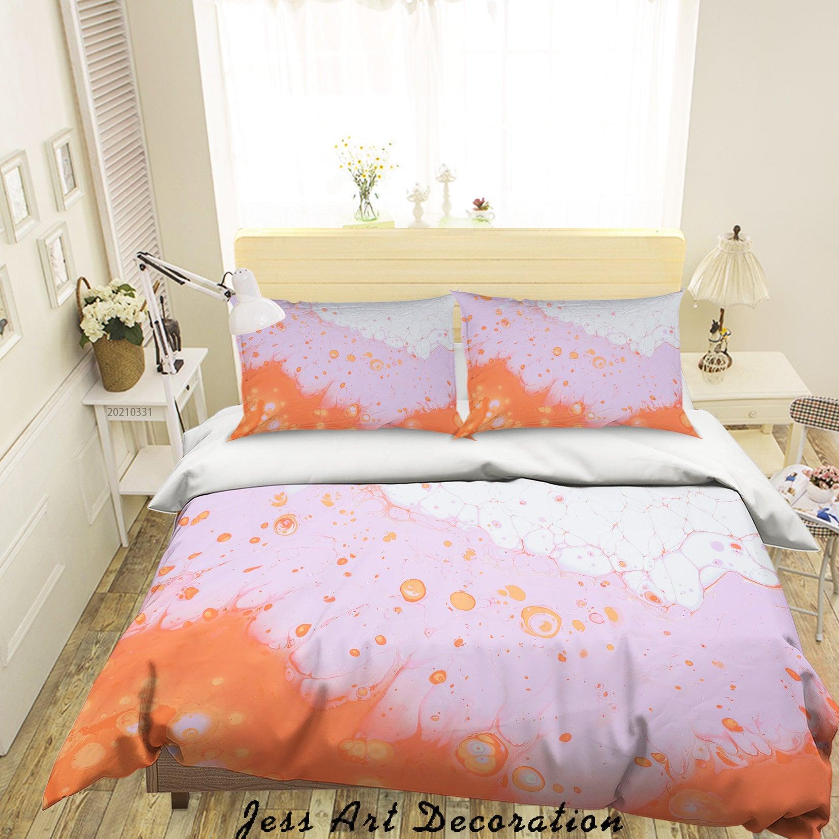 3D Abstract Color Marble Quilt Cover Set Bedding Set Duvet Cover Pillowcases 262- Jess Art Decoration