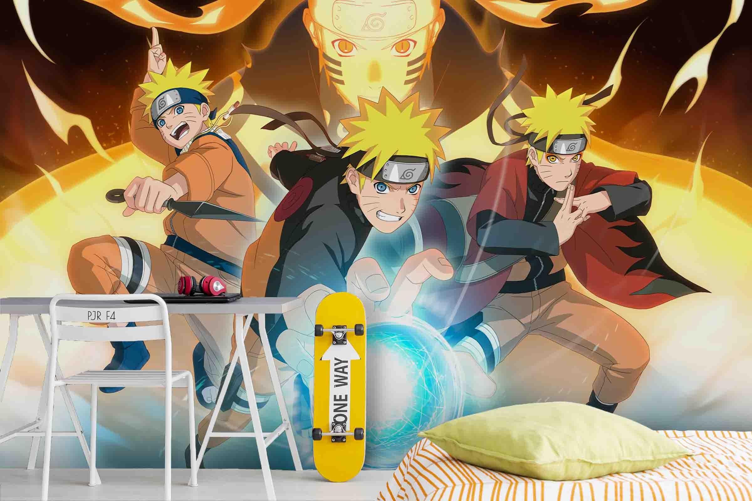3D Ninja Boy Action fantasy ninja boy action mural wall mural wallpaper for kids room