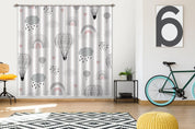 3D Cartoon Cloud Hot Air Balloon Curtains and Drapes LQH 168- Jess Art Decoration