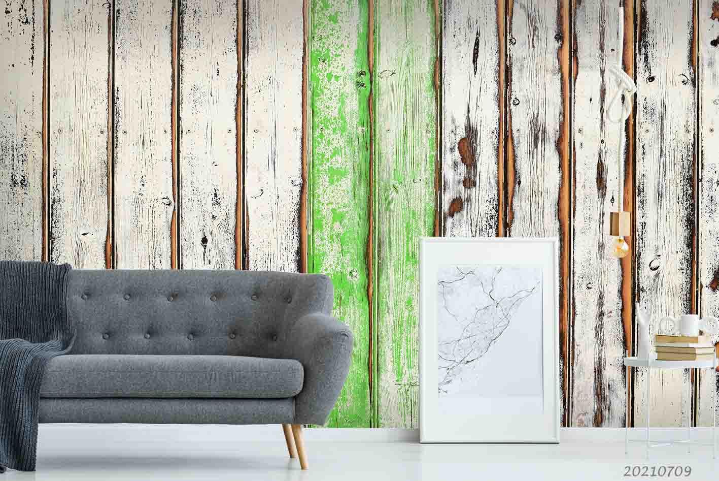 3D Wooden Texture White Background Wall MuralWallpaper SWW3881- Jess Art Decoration