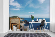 3D Blue Landscape Sea Coastal Wall Mural Wallpaper SF47- Jess Art Decoration