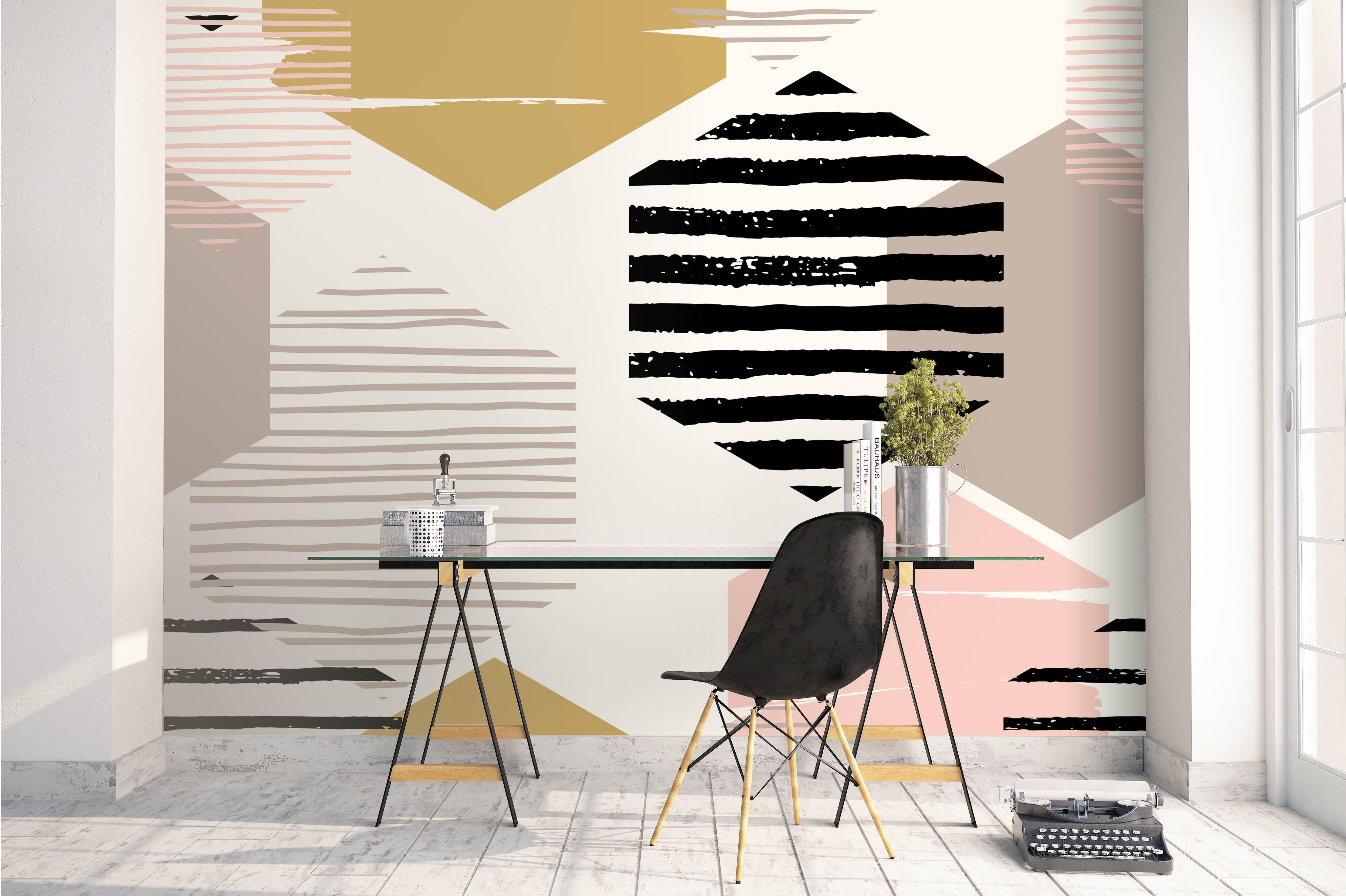 3D Hexagon Pattern Wall Mural Wallpaper 126- Jess Art Decoration