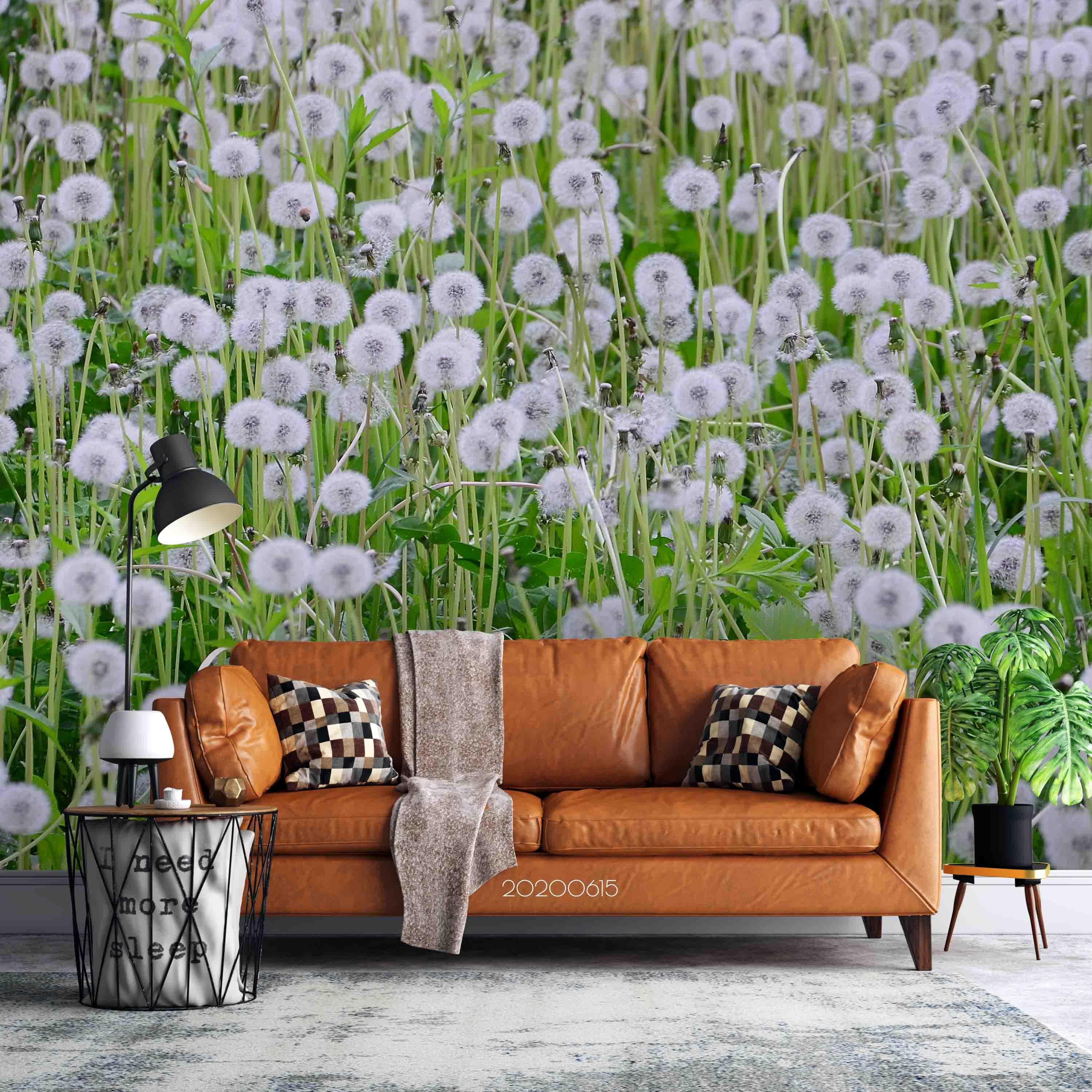 3D Dandelion Pattern Wall Mural Wallpaper A90 LQH- Jess Art Decoration