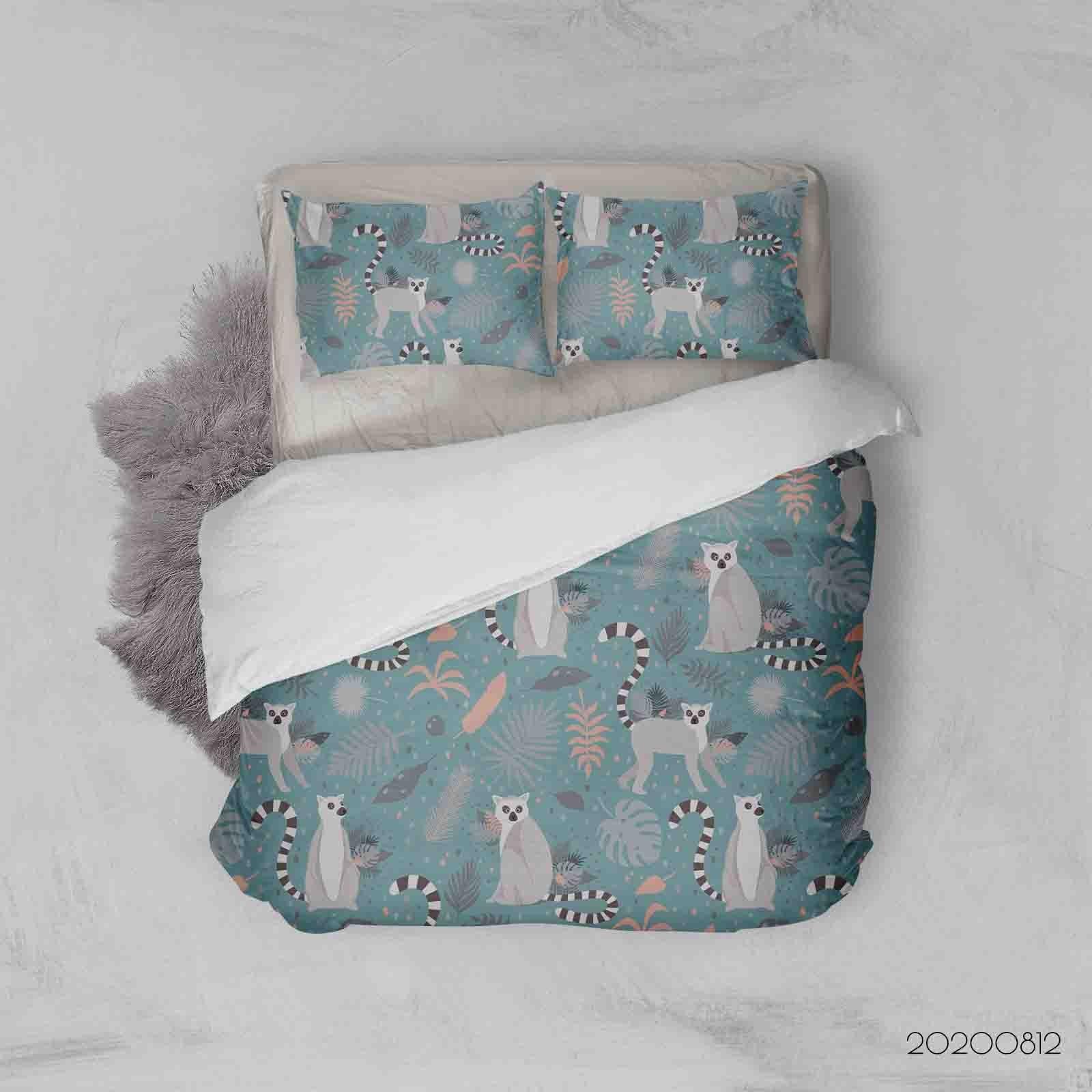 3D Vintage Plant Animal Quilt Cover Set Bedding Set Duvet Cover Pillowcases LXL- Jess Art Decoration
