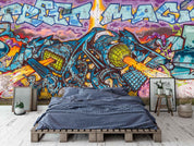 3D Colored Graffiti Letter Wall Mural Wallpaper 17- Jess Art Decoration