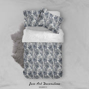 3D Plant Leaves Flower Pattern Quilt Cover Set Bedding Set Duvet Cover Pillowcases WJ 9115- Jess Art Decoration