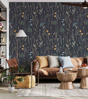 3D Watercolor Wild Herb Floral Wall Mural Wallpaper GD 1647- Jess Art Decoration