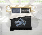 3D Space Astronaut Quilt Cover Set Bedding Set Pillowcases 77- Jess Art Decoration