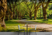 3D Woods Park Path Wall Mural Wallpaper SWW4168- Jess Art Decoration