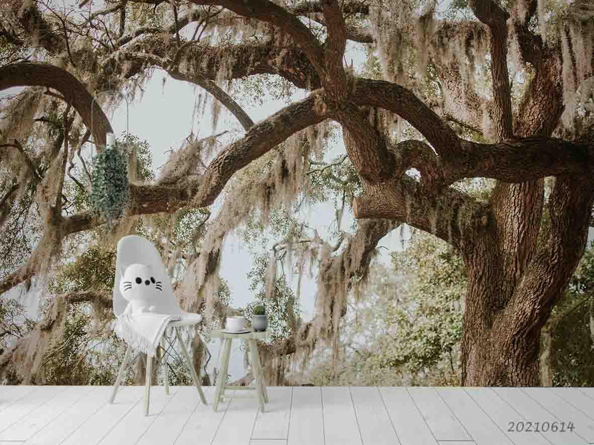 3D Big Tree Wall Mural Wallpaper SWW2362- Jess Art Decoration