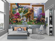 3D Dinosaur Jurassic Park Wall Mural Wallpaper LQH 525- Jess Art Decoration