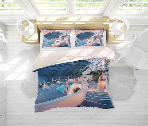 3D Seaside Scenic Quilt Cover Set Bedding Set Pillowcases 63- Jess Art Decoration