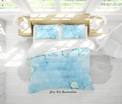 3D Watercolor Blue Starfish Quilt Cover Set Bedding Set Duvet Cover Pillowcases 170 LQH- Jess Art Decoration