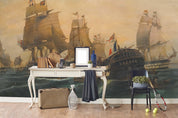 3D sailing boat oil painting wall mural wallpaper 88- Jess Art Decoration