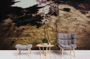 3D Old Maps Wall Mural Wallpaper  49- Jess Art Decoration