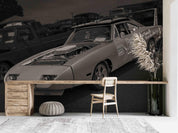 3D American Dodge Car Engine Wall Mural Wallpaper GD 3223- Jess Art Decoration
