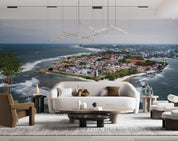 3D Aerial View Galle City Sri Lanka Wall Mural Wallpaper GD 2429- Jess Art Decoration